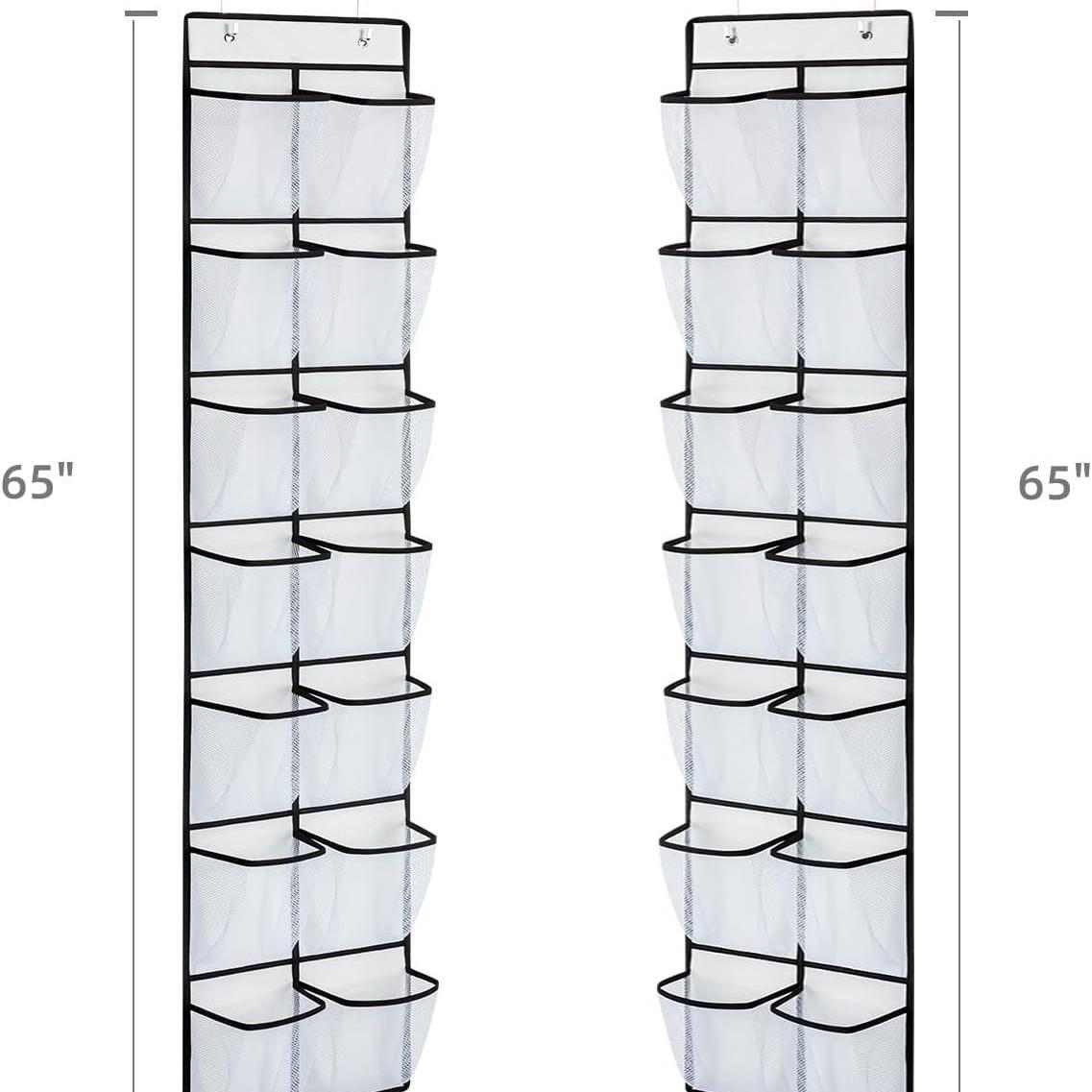 

Подвесной органайзер для хранения обуви с 24 отделениями и многослойными карманами
