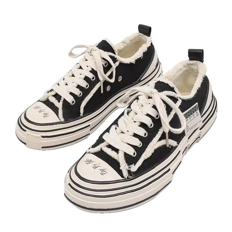 Couple Same Beggar Shoes Men and Women Same Versatile 2025 Autumn New Internet Celebrity Casual Canvas Shoes Student Shoes