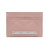 Puff Quilt Card Wallet Pink
