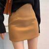 2024 Plus Size A-Line Wool Blend Skirt: Korean Style Slimming Short Skirt for Autumn