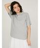 Emi Logo Knit Polo Free Size Top, 13WNT254051, Women's, LGRY,