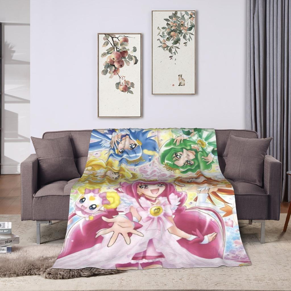Mermaid Melody Pichi Pichi Pitch Blanket Quality Soft Throw Blanket Winter Child Couch Chair Funny Bedspread