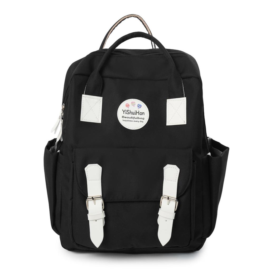 Schoolbag Korean Version of College Style Backpack Female College Student Lightweight Travel Backpack Simple Female Travel Middle School Student Bag
