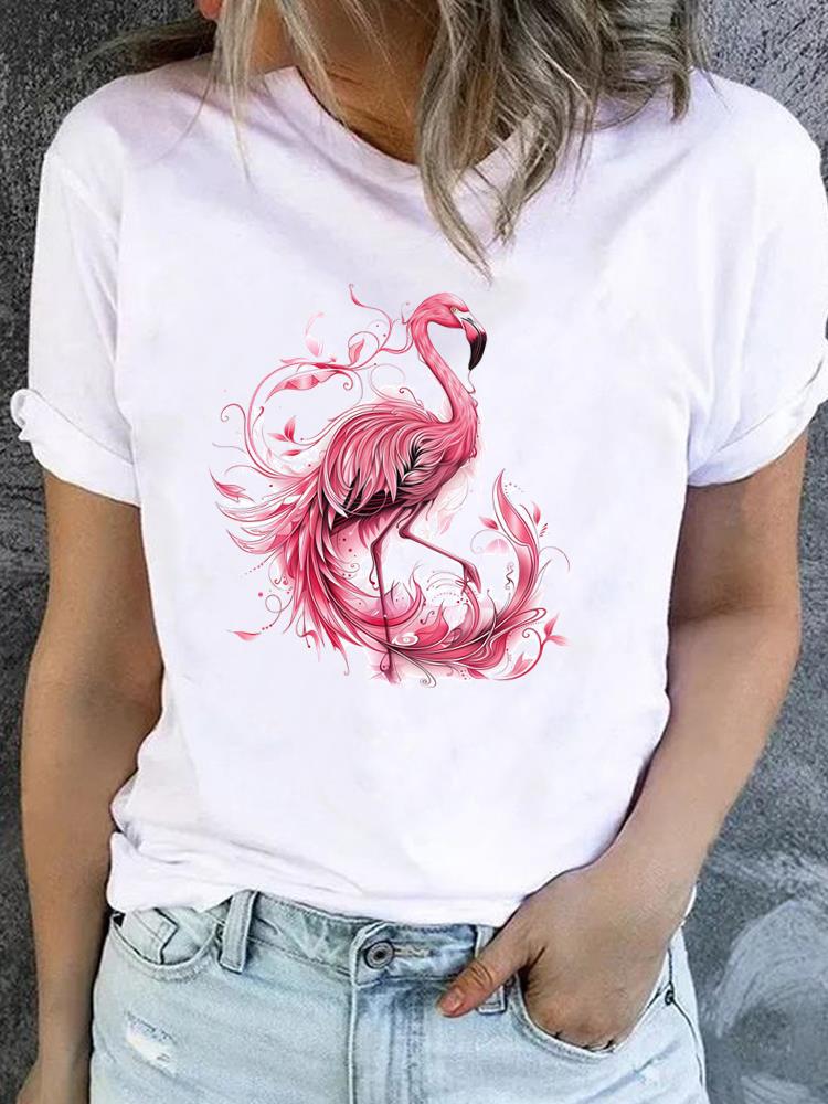 (Asian Size) trend love style Clothing Lady o-neck Short Sleeve T-shirts Printed Female Top Casual T Shirt Fashion Women Graphic Tee