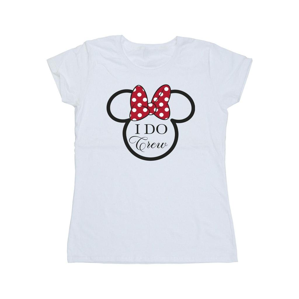 Disney Womens/Ladies I Do Crew Minnie Mouse Cotton T-Shirt