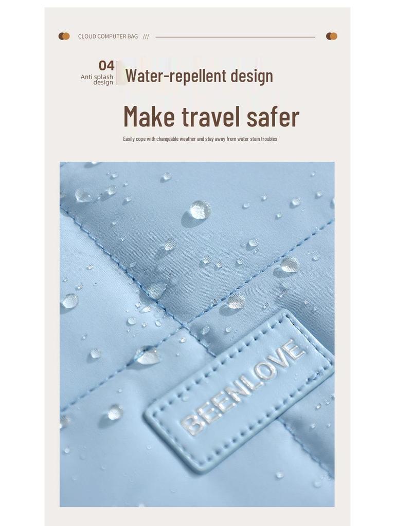 Tragbare stoßfeste 15,6-Zoll-Laptoptasche für Apple und Huawei