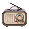 Retro Bluetooth Speaker Radio AM FM SW Radio Portable Bluetooth Speaker for Home Car Travel Camping