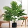 Areca Palm Green Plant Simulation with Potted Palm Leaves for Indoor/Outdoor Decoration – Fake Tree Bonsai Ornament