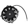 Elektrický chladicí tenký radiátorový ventilátor 156mm průměr Vysoký výkon 12V 80W motor s montážní sadou