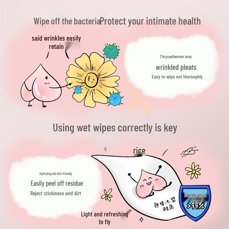 Ma Ying Long Flushable Wet Toilet Wipes