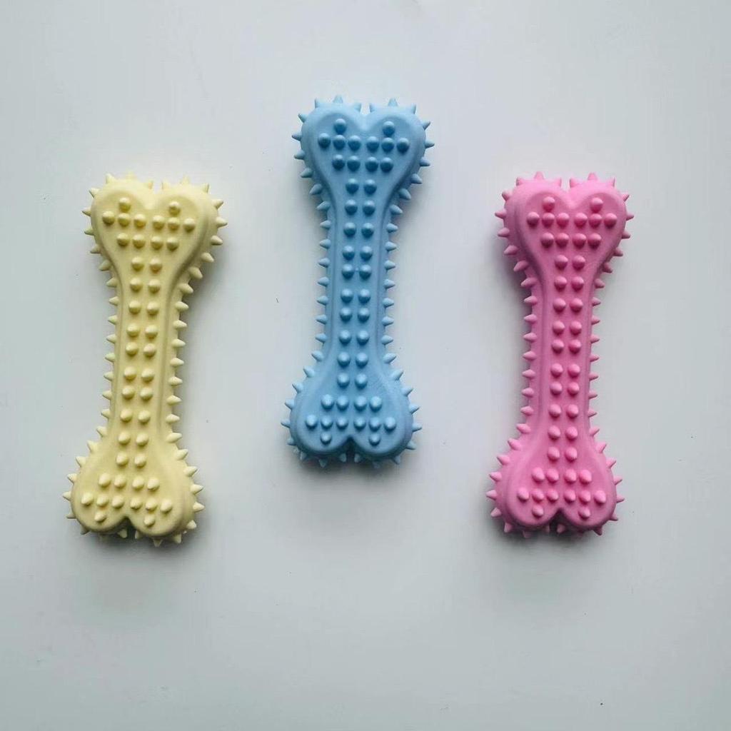 Durable TPR Teething Dog Toys for Golden Retrievers and Corgis - Bite-Resistant Cleaning Sticks and Balls