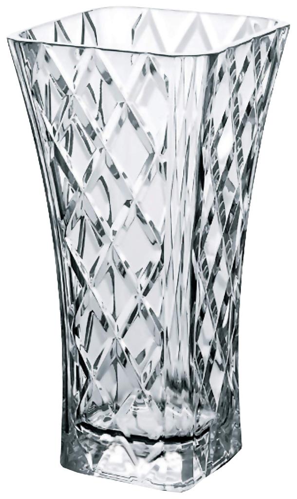 Toyo Sasaki Glass Garnish Flower Vase, Made In Japan, Dishwasher Safe, P-26468-JAN, Clear, 15.7 X 15.7 X 30.8 Cm