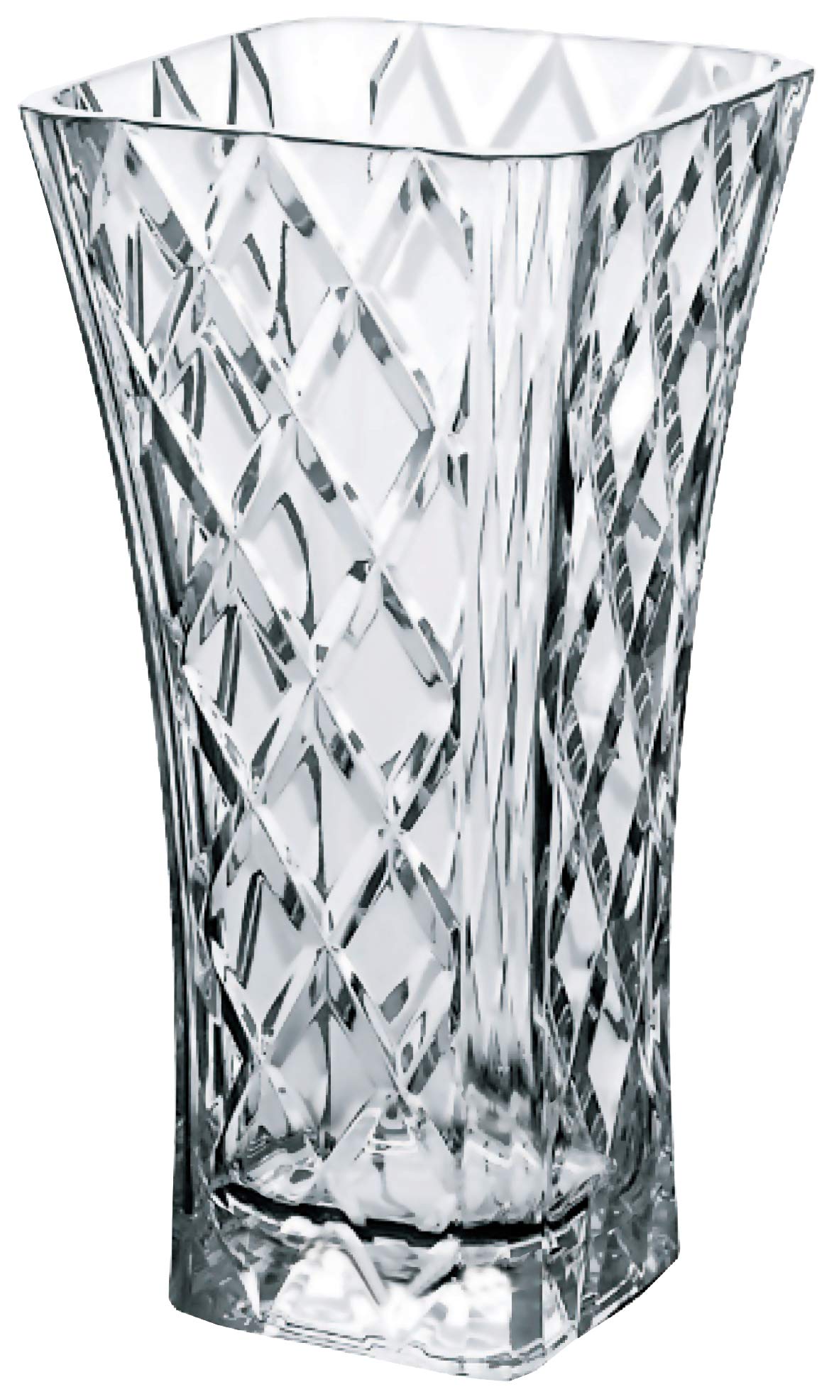 

Toyo Sasaki Glass Garnish Flower Vase, Made in Japan, Dishwasher Safe, P-26468-JAN, Clear, 15.7 x 15.7 x 30.8 cm