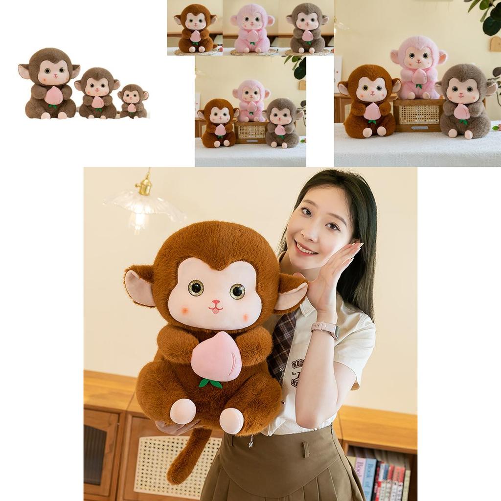 Entzückendes Niedliches Affen-Stofftier Einzigartige Kreative Plüschtierpuppe Für Kinder