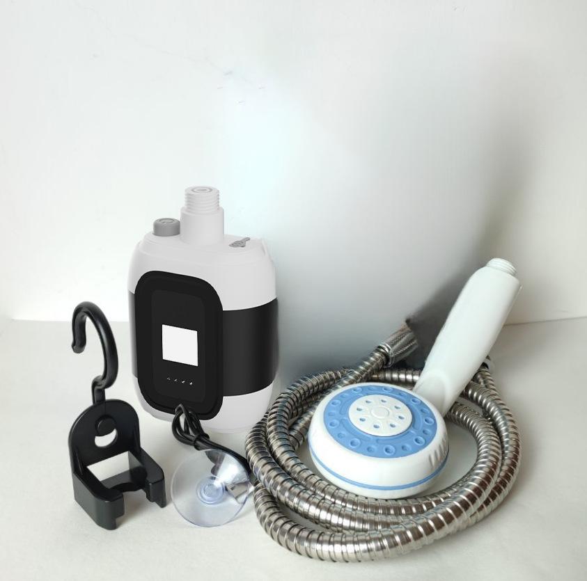 USB Charging Shower Head Outdoor Bathing Artifact Household Electric Shower