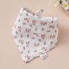 Super Soft Cotton Infant Bib & Neck Warmer - Anti-Spit Up, Autumn/Winter Triangle Scarf