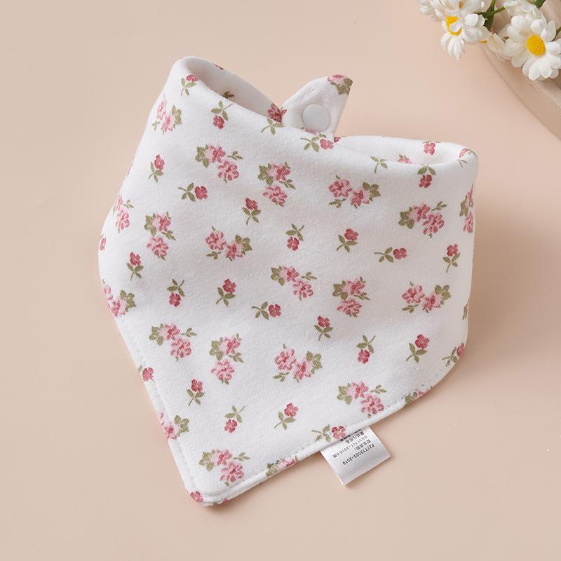 Super Soft Cotton Infant Bib & Neck Warmer - Anti-Spit Up, Autumn/Winter Triangle Scarf
