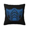 Mortal Kombat Sub-Zero Square Pillowcase Cushion Cover Pillow Case Throw Pillow Cover for Home Sofa Living Room