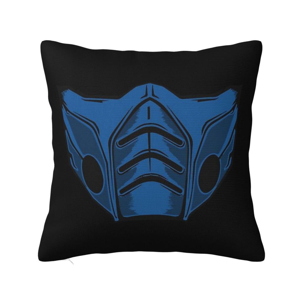Mortal Kombat Sub-Zero Square Pillowcase Cushion Cover Pillow Case Throw Pillow Cover for Home Sofa Living Room