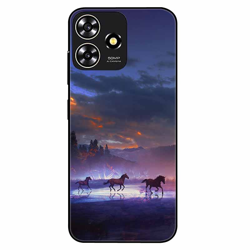 For ZTE Blade V50 Smart Case Phone Cover Shockproof TPU Soft Silicone Fundas for ZTE Axon 50 Lite 8050 V50Smart Luxury Coque
