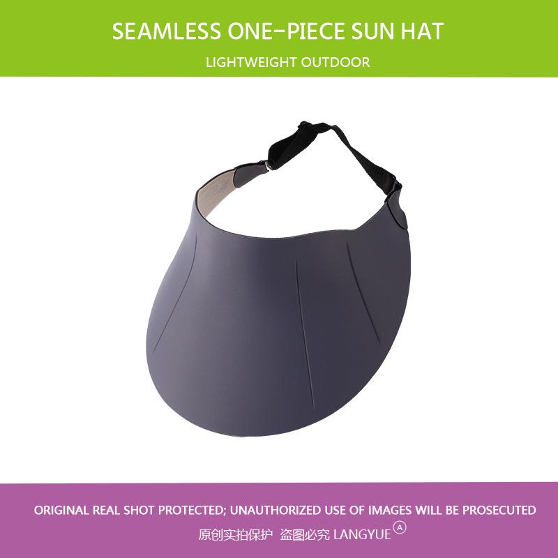 Women's Summer Adjustable Foldable Open-Top Sun Hat with Large Brim for Outdoor Travel