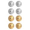 4PCS Alloy Earring Backs Stoppers Earnuts Stud Earring Stopper Back Plugs for DIY Jewelry Findings Accessories Making