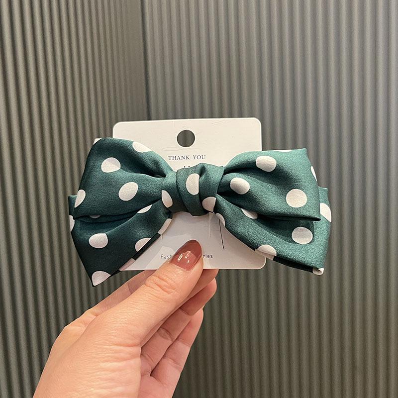 

Заколка для волос «Принцесса» с бантом в горошек — Стильный аксессуар для волос в корейском стиле для маленьких девочек