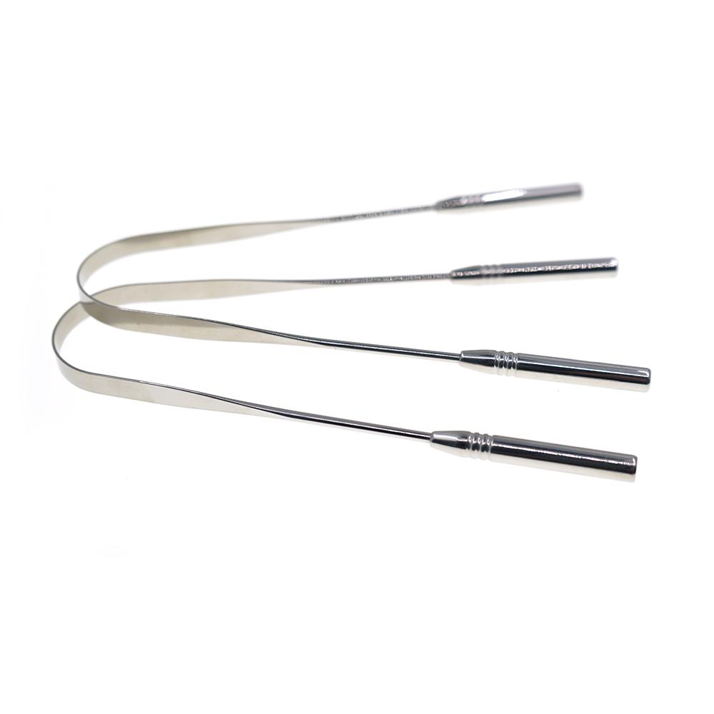 Professional Surgical Grade Stainless Steel Tongue Cleaners 304 Tongue Scraper