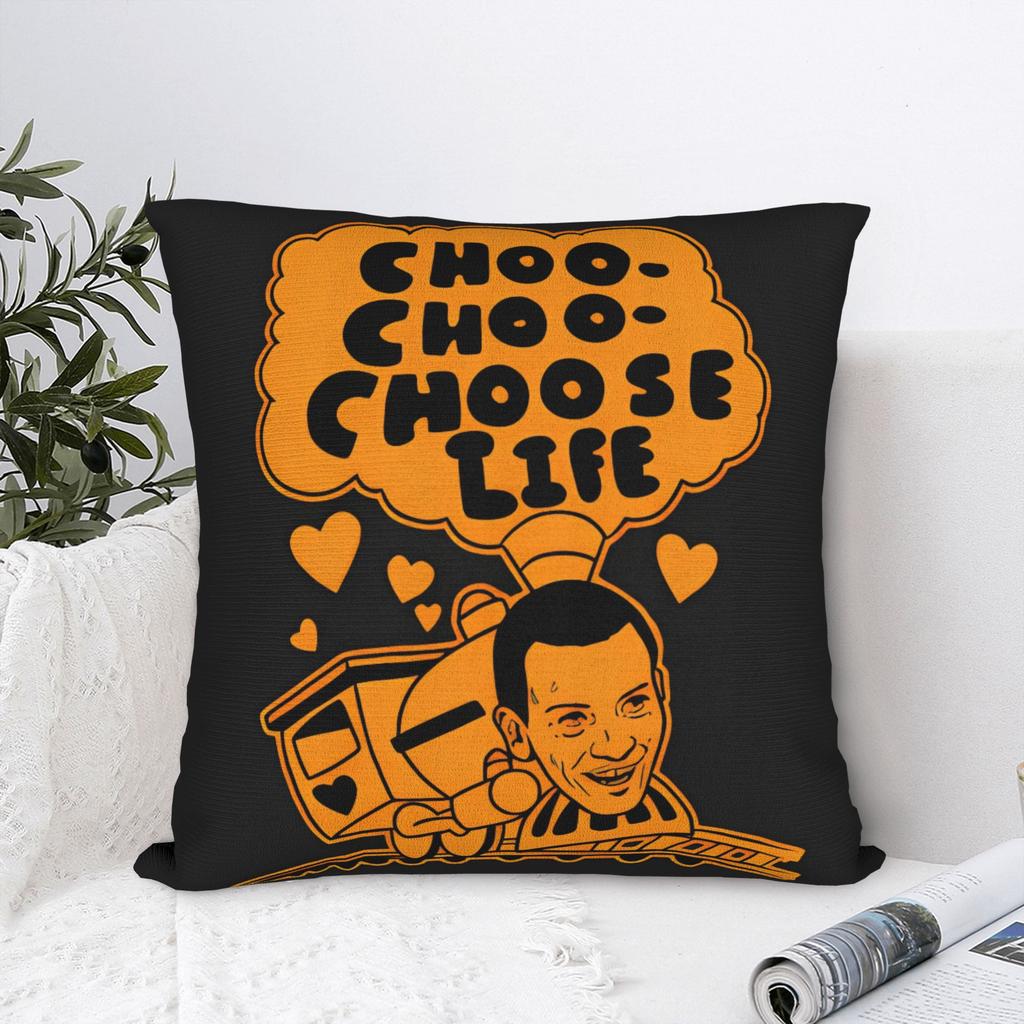 Movie Trainspotting Choose Life Pillow Case Cute Funny Pillow Cover Square Pillowcases For Living Room Sofa