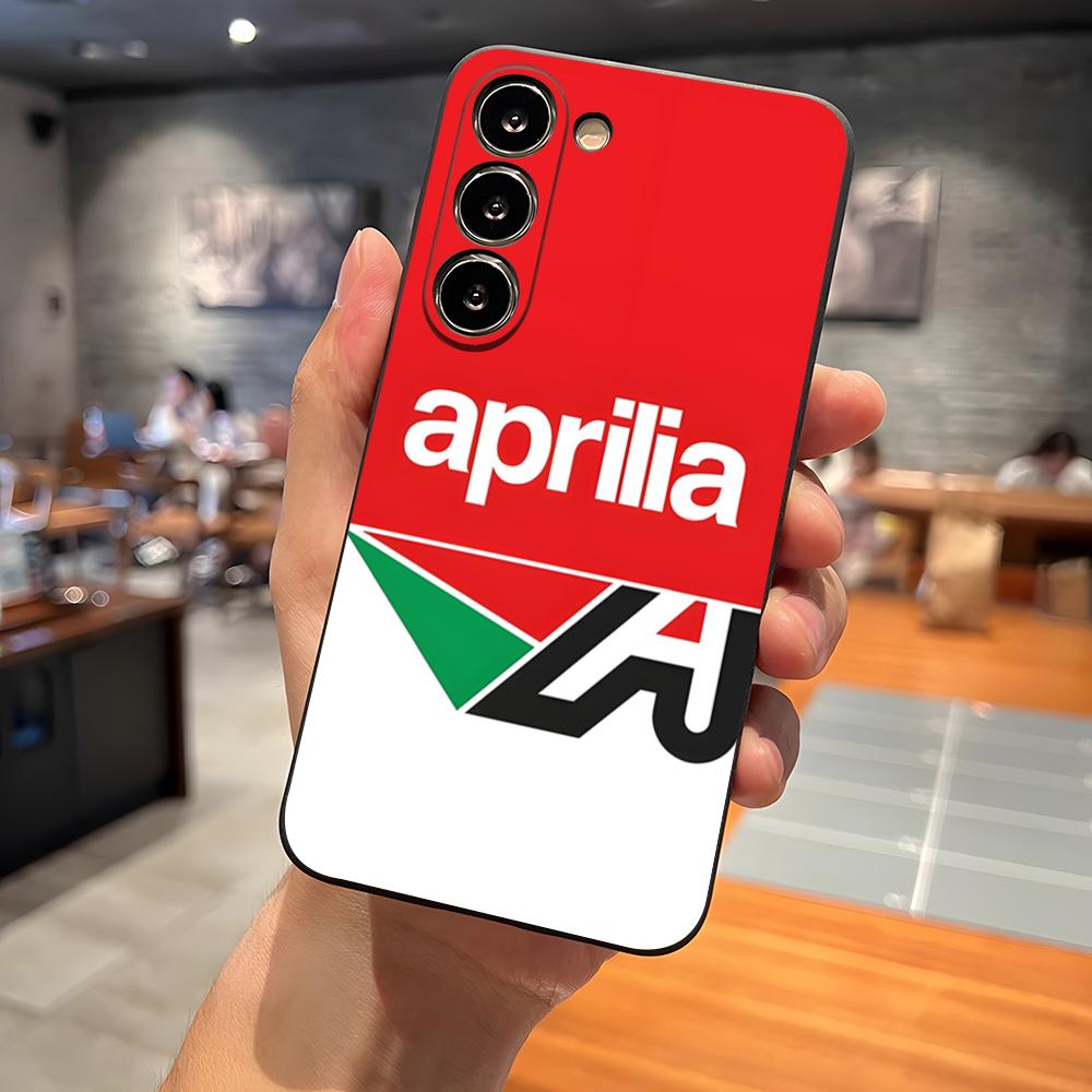 

Cool A-Aprilia Racing Logo Phone Case For S23 Samsung S25 S26 S24 Ultra S22 S20 Fe S21 Plus A16 A54 A34 A24 A53 A13 A14 Cover Samsung a16