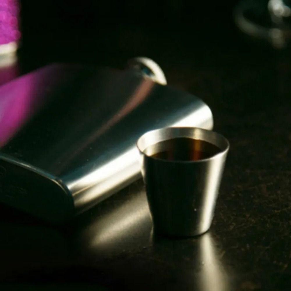 5Pcs/set 30/70ml Outdoor Stainless Steel Cups With Case Drinkware Portable Wine Glass  for Whisky