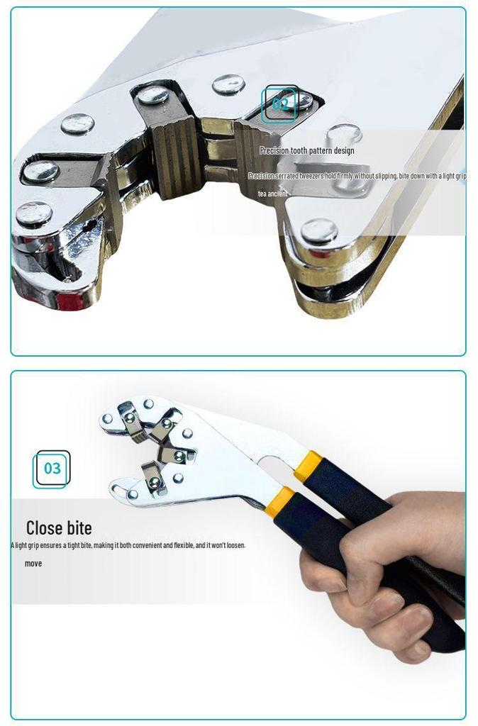 Magic Activity Multifunctional Wrench: Hex Grip, 6" & 8" Polished, Heat-Resistant, Durable.