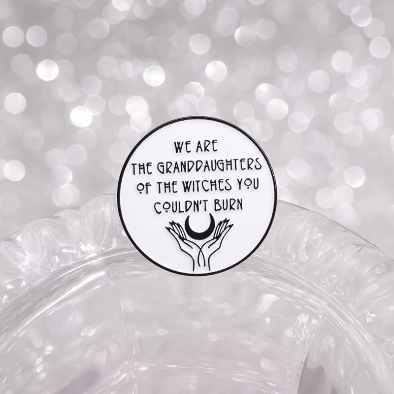 Charming White Round Cartoon Character Brooch Made Of Alloy For Versatile Decorative Use