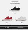 2026 Spring Warrior Low-Top Canvas Shoes: Black & White Casual Sneakers for Men & Women with Thick Soles