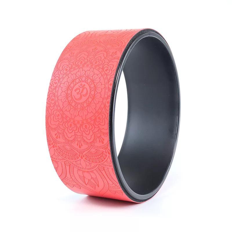 PU Cork Yoga Wheel for Shoulder Opening, Backbend, and Pilates Exercises