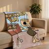 Game D-Dandy's WorldS Throw Short Plush Throw Blanket Soft Skin-Friendly Multi-Scene Home Office