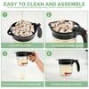 1000 ML Fat Separator Plastic Oil Soup Separator with Bottom Release and Oil Strainer Fat Strainer Gravy Separator Measuring Cup