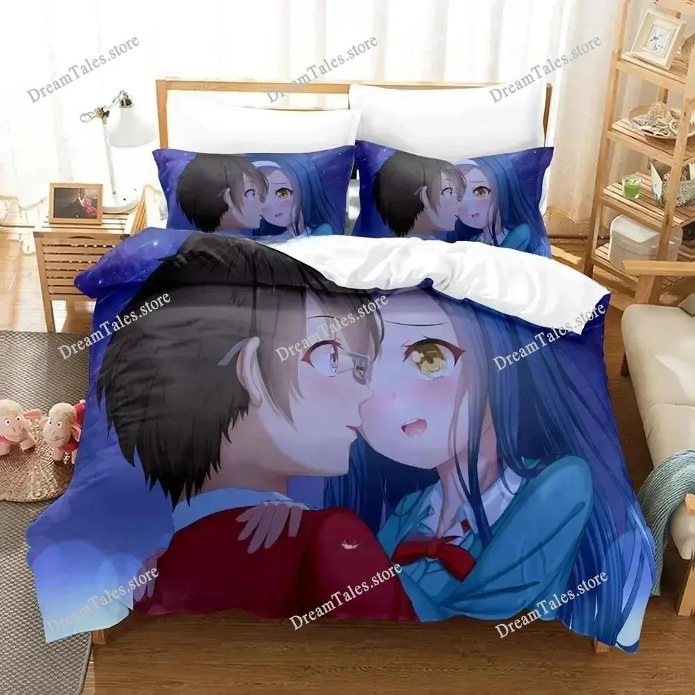 3D Printed Anime We Never Learn Bedding Set Duvet Cover Bedroom Comforter Single Twin King _Size Quilt Cover Home Textiles