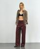 Aente Corduroy Wide Pants -Wine