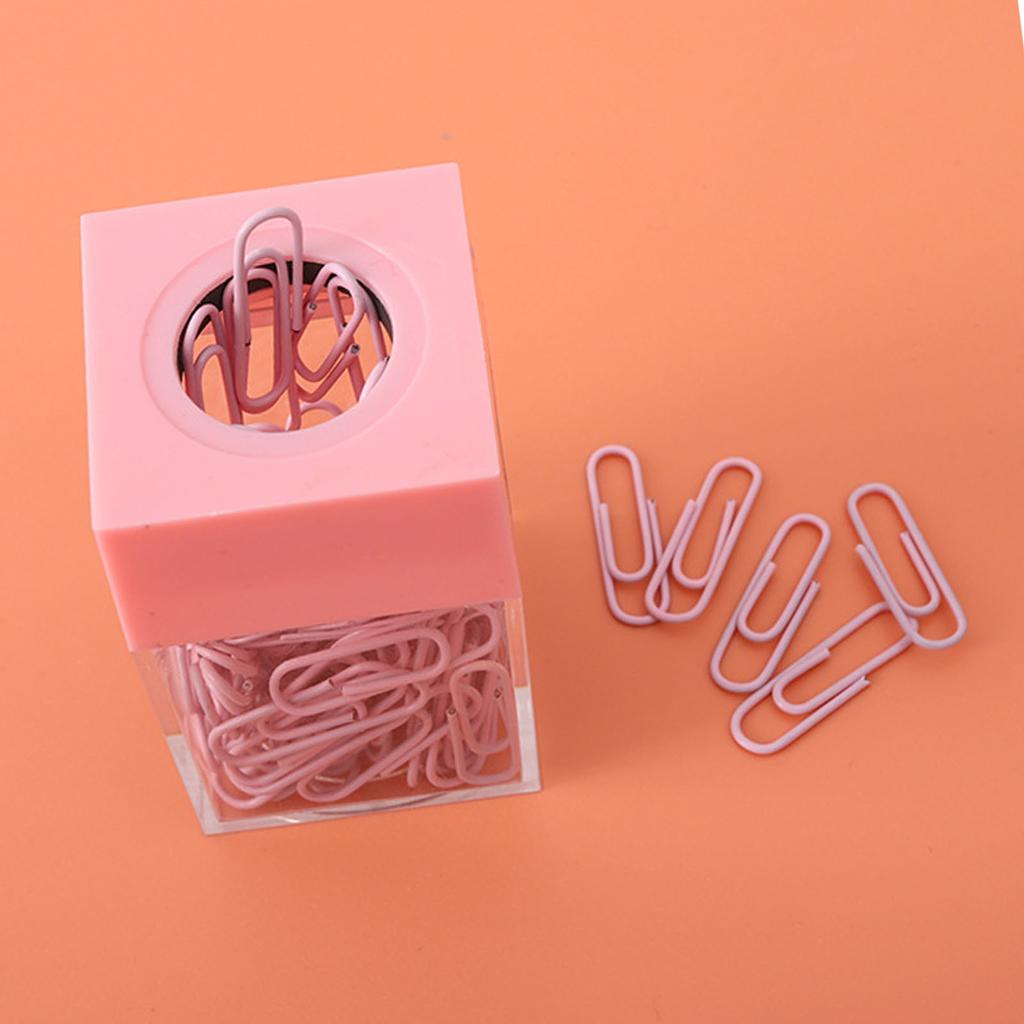 Magnetický zásobník na kancelářské sponky s velkou kapacitou, průhledný organizér na kancelářské sponky na stůl