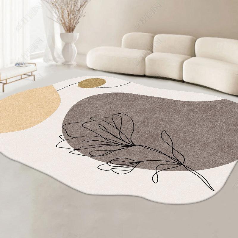 

Нерегулярный ковер Современный минималистский скандинавский ковер для спальни, прикроватный ковер для гостиной, дивана, журнального столика, напольный коврик 120 * 160cm