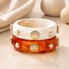 Hot Sale New Fashion Popular Resin Sticky Pearl Shell Bracelet Personalized Design Bracelet Jewelry