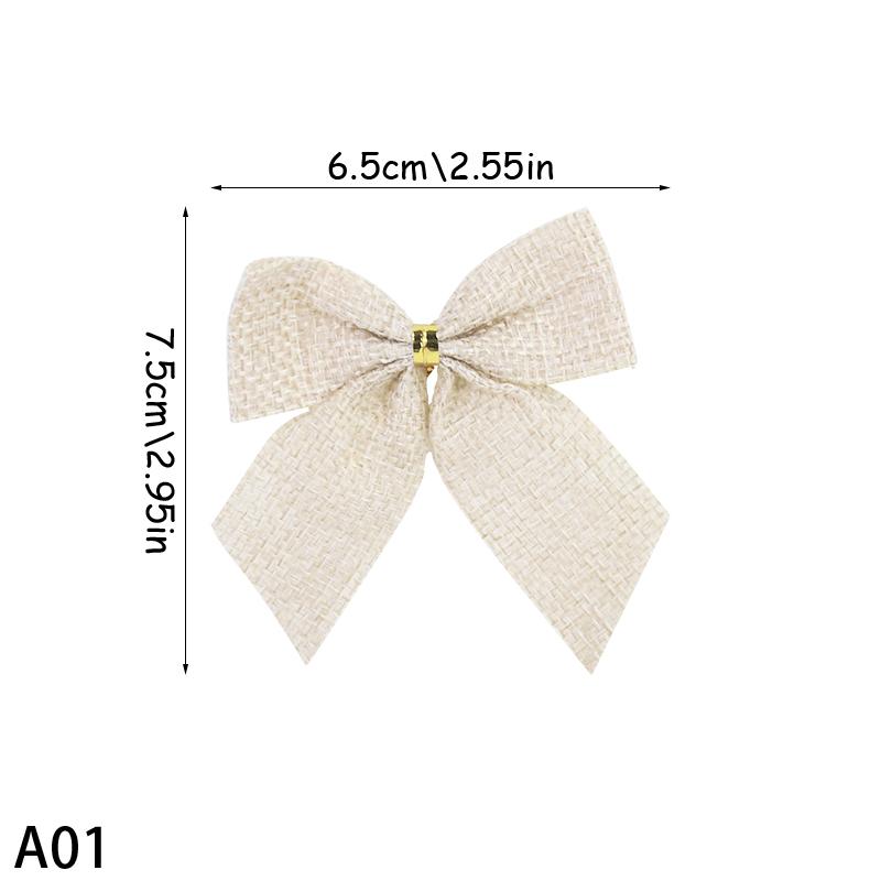 

2 шт. Банты в клетку буффало для рождественских украшений, елочные игрушки, новогодний декор, рождественский декор, подарок на день рождения, бант своими руками 2PCS