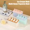 Stampo per Gelato con Coperchio Ermetico, Facile da Sformare, Maker per Popsicle per Alimenti, Design Impilabile con Stampa di Orso, Vassoio per Gelato per Yogurt, Frutta, Latte, Popsicle