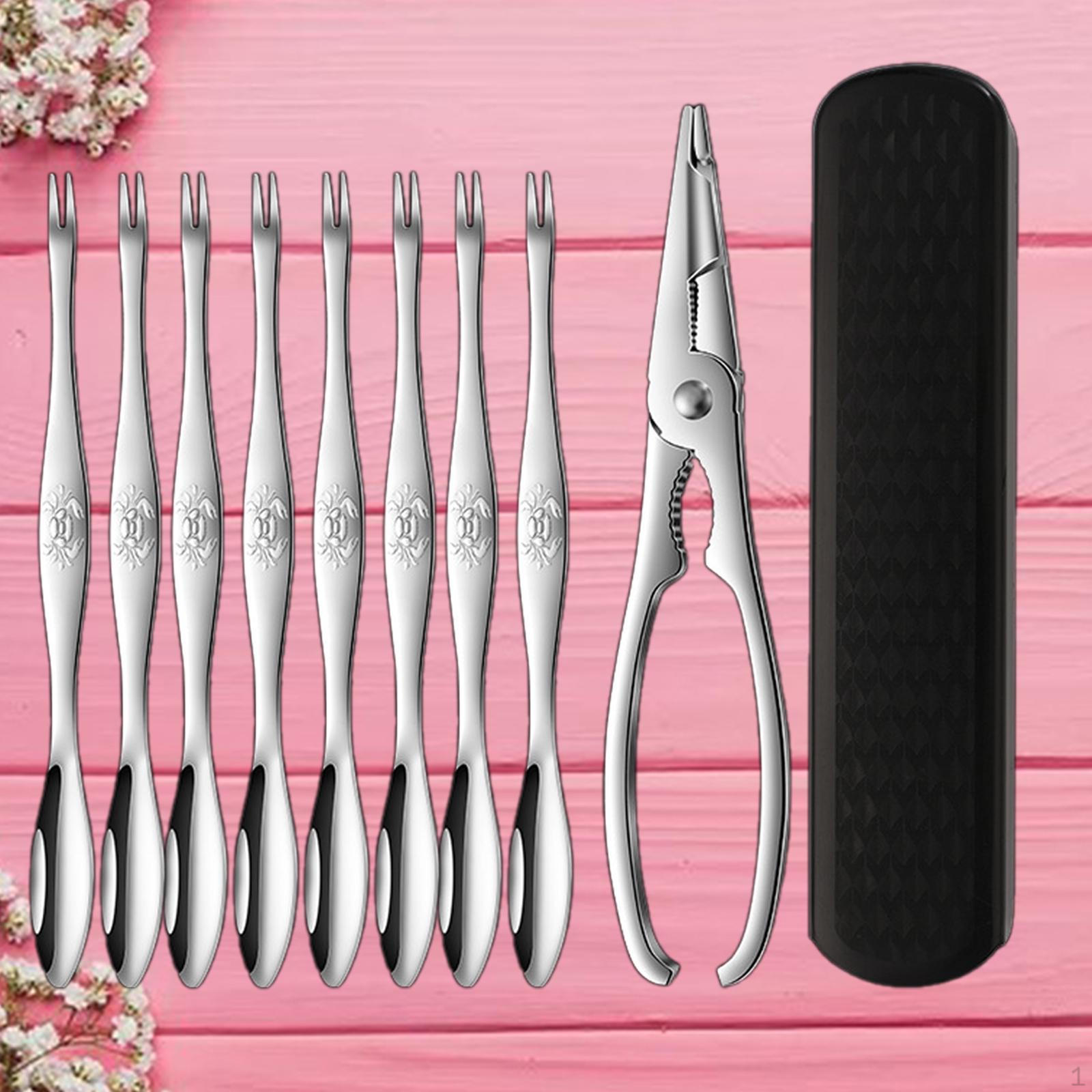 

Инструмент для поедания крабов, прочный щелкунчик для бара, вечеринок, принадлежностей для кухни 8 crab pin