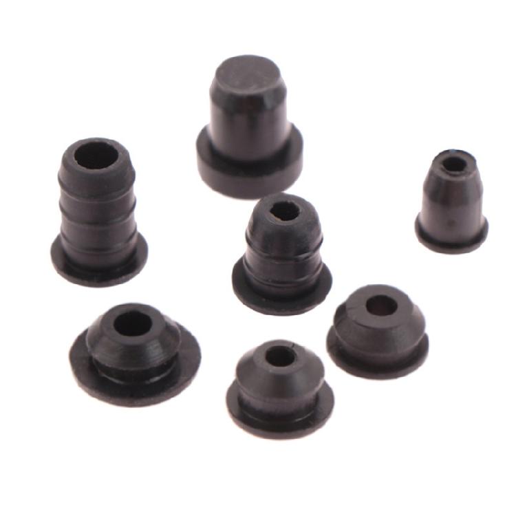 Bike Frame Grommet Insert for Cable Ports Black Push-Fit Rubber Trim for Entry Hole Care and Daily Upkeep Part