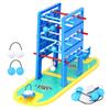 Children'S Hands-On Toys Ejection Ladder Ball Fun Interactive Multi-Play Tic-Tac-Toe Table Games