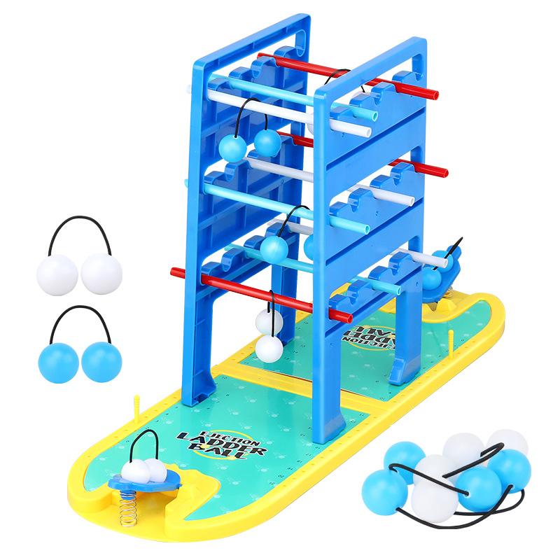 Children'S Hands-On Toys Ejection Ladder Ball Fun Interactive Multi-Play Tic-Tac-Toe Table Games