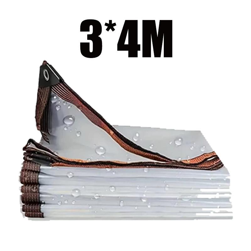 Transparent Waterproof Cloth Thickened Oilcloth Garden Rainproof Plastic Cloth Plant Cold-Proof Heat Insulation Tarpaulin