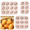 Cake Mold Carbon Steel 6 9 12 Cavities Nonstick Baking Pan Bread Tray for Professional Home Kitchen Use